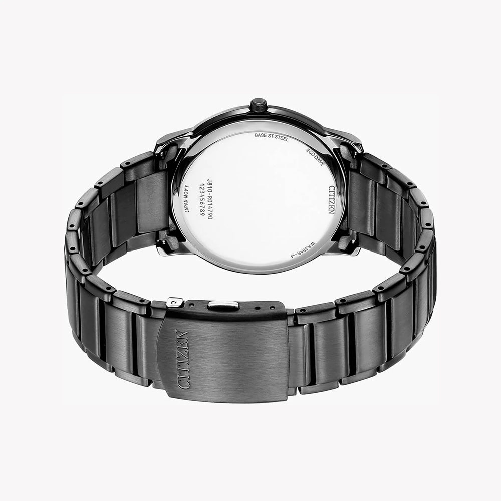 Citizen Men's Black Stainless Steel Watch, Blue Dial | Aw1217-83l by i-watch