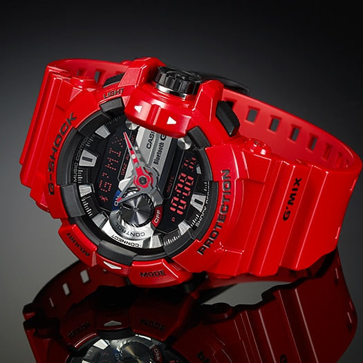 CASIO G-SHOCK GBA-400-4ADR ADVENTURE READY - BOLD RED MEN'S WATCH with Bluetooth & 200M Water Resistance-i-Watch-5