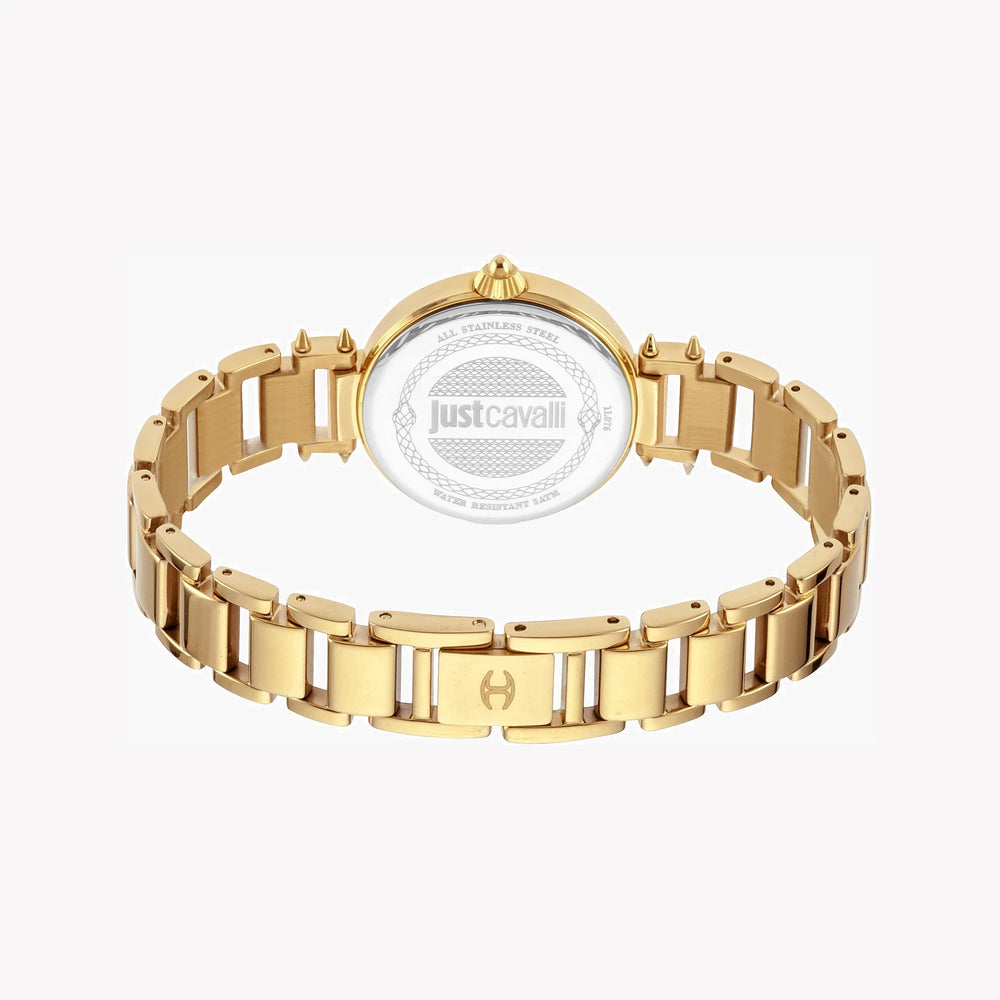 Just Cavalli Women's Gold Stainless Steel Watch, Silver Dial | Jc1l076m0135 by i-watch