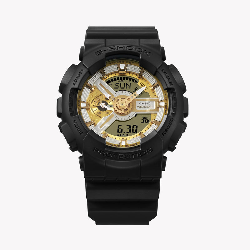 G-Shock Men's Black Resin Watch, Digital Dial | Ga-110cd-1a9dr by i-watch