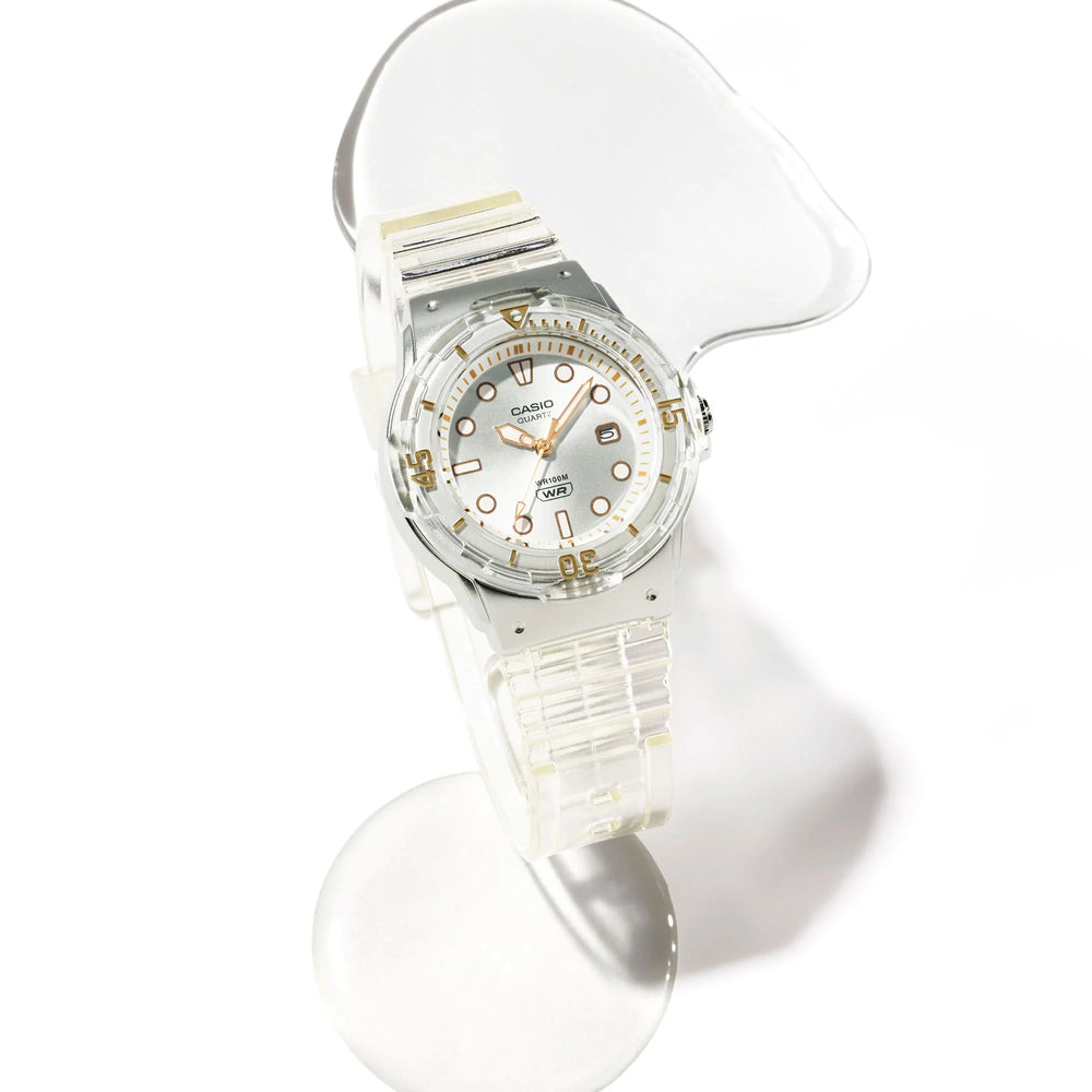 Casio Unisex White Resin Watch, Silver Dial | Lrw-200hs-7ev by i-watch