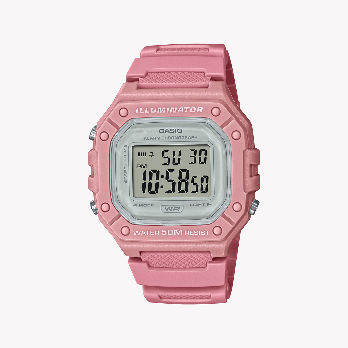 CASIO W-218HC-4AVDF PINK ELEGANCE - STYLISH WOMEN'S DIGITAL WATCH WITH COMFORT & FUNCTIONALITY