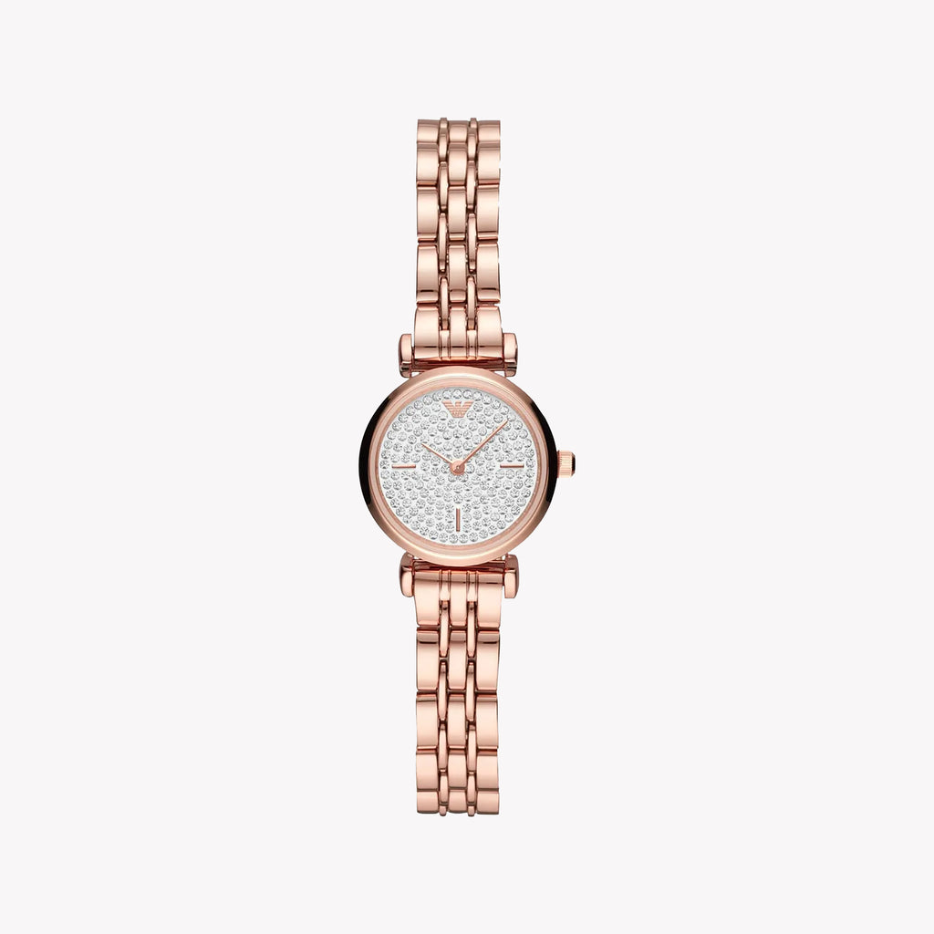 EMPORIO ARMANI AR11266 - ROSE GOLD CHIC TIMEPIECE - ELEGANT WOMEN'S WATCH