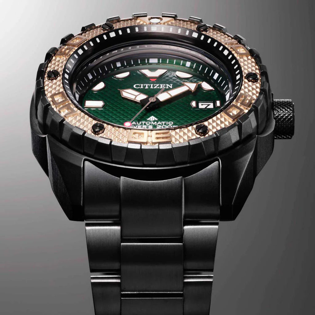 CITIZEN NB6008-82X AUTOMATIC - MENS TITANIUM ADVENTURE TIMEPIECE with BLACK DIAL & 20 ATM WATER RESISTANCE-i-Watch-4