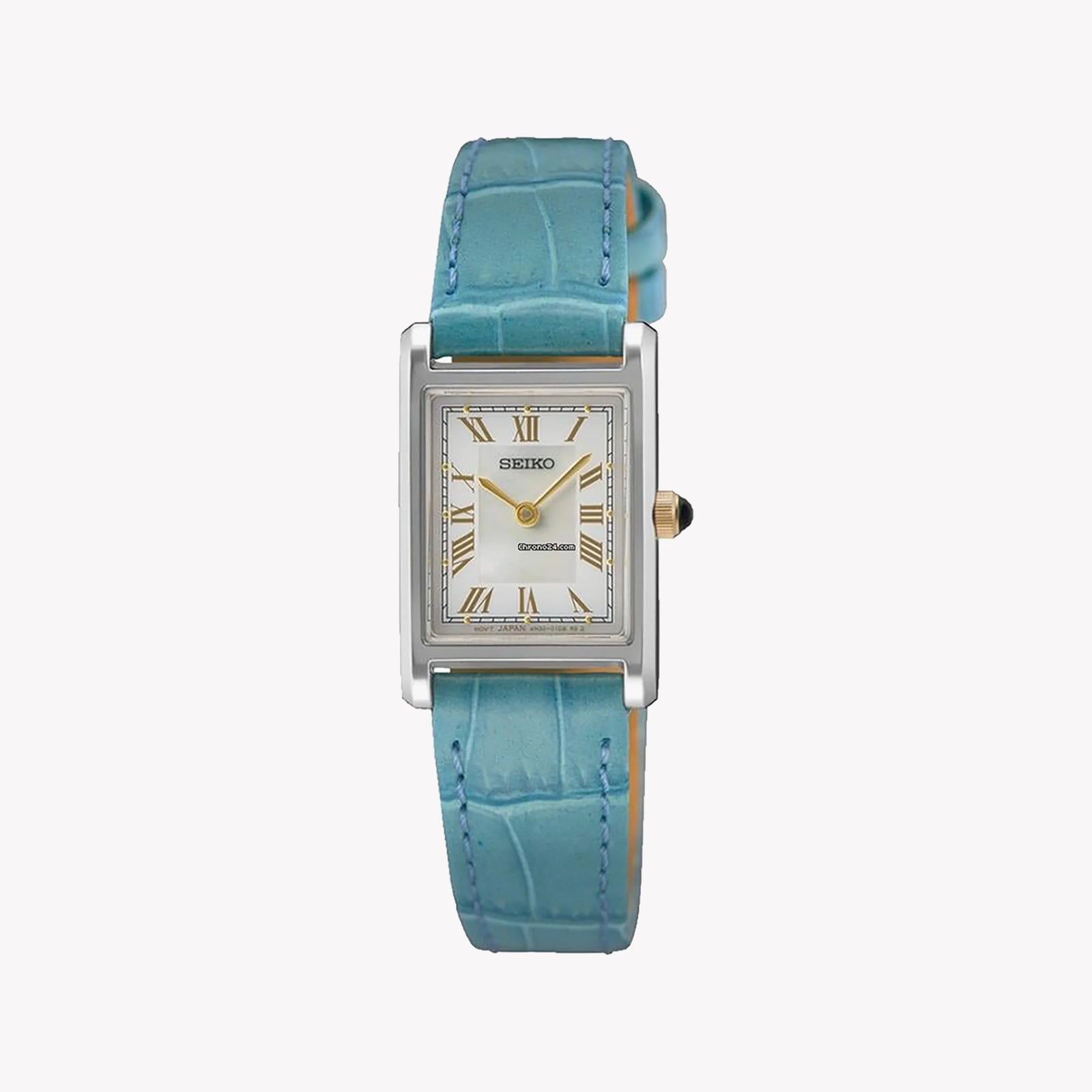 Seiko SWR101P1 Women's Watch: Elegant Grey Dial & Blue Band-i-Watch