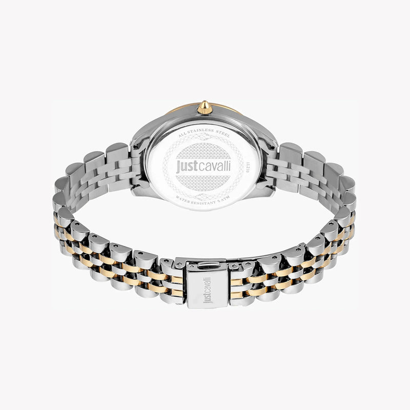 Just Cavalli Women's Two Tone Watch, Silver Dial | Jc1l210m0175 by i-watch