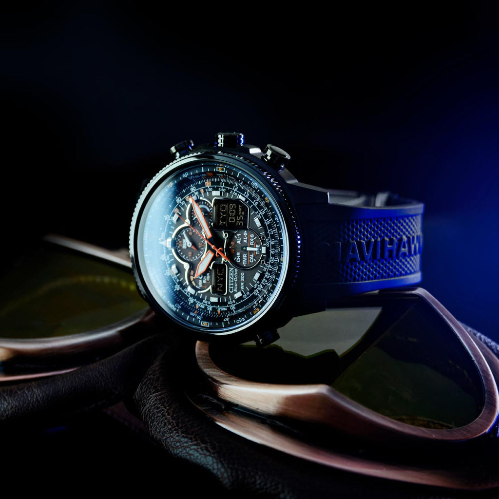 CITIZEN ECO-DRIVE JY8035-04E - BOLD BLACK ADVENTURER MEN'S WATCH WITH MULTIFUNCTIONAL FEATURES-i-Watch-5