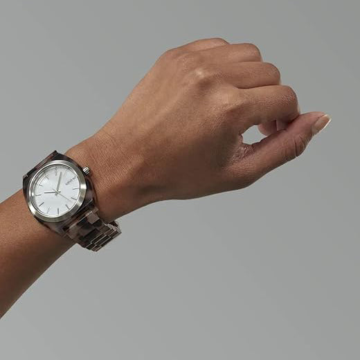 NIXON A327-5103 BOLD DUAL TONE - ADVENTUROUS SPIRIT UNISEX WATCH with animal print band and striking white dial-i-Watch-2