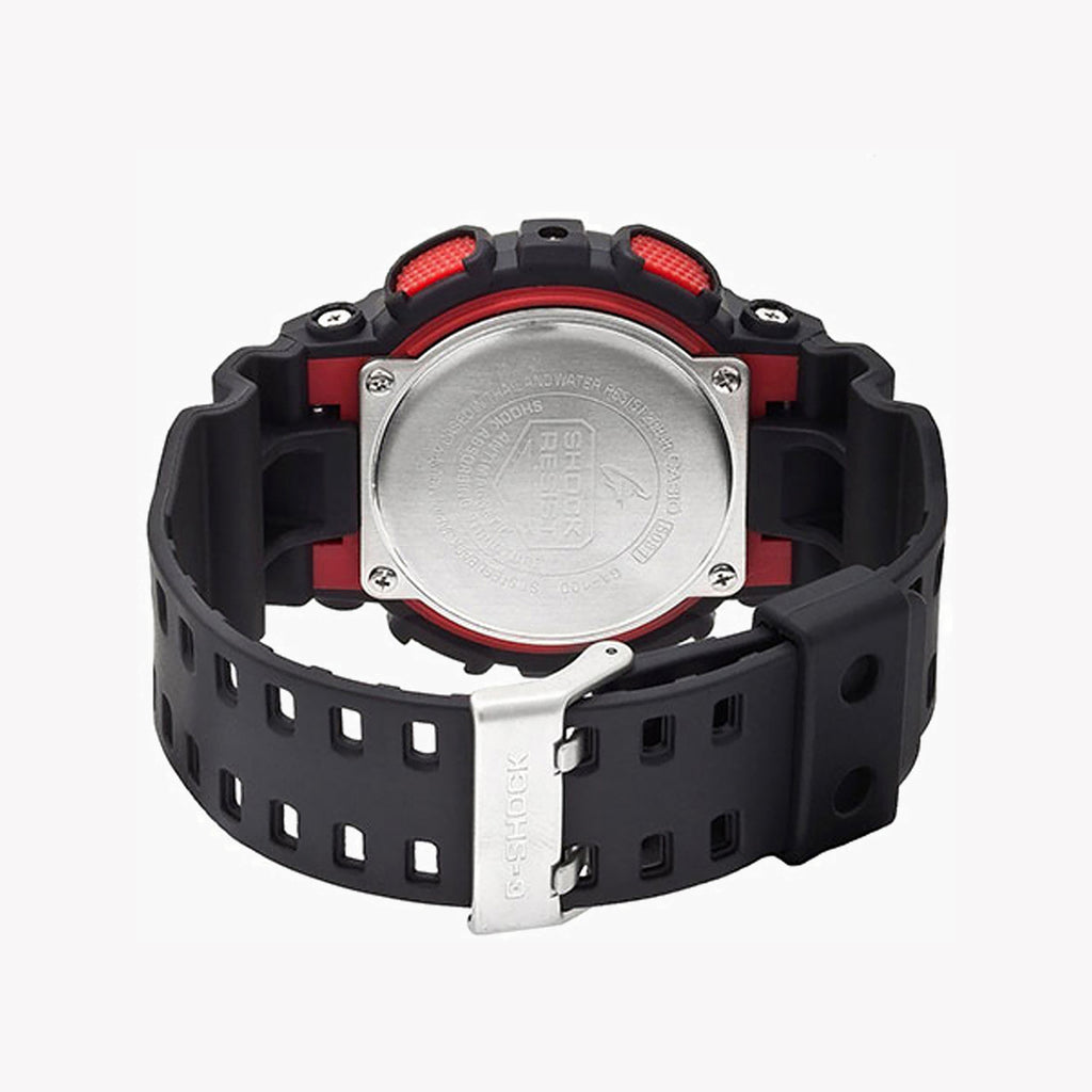 CASIO G-SHOCK GA-100-1A4 UNYIELDING STYLE - ADVENTURE-READY MEN'S WATCH WITH BLACK RESIN BAND-i-Watch-3