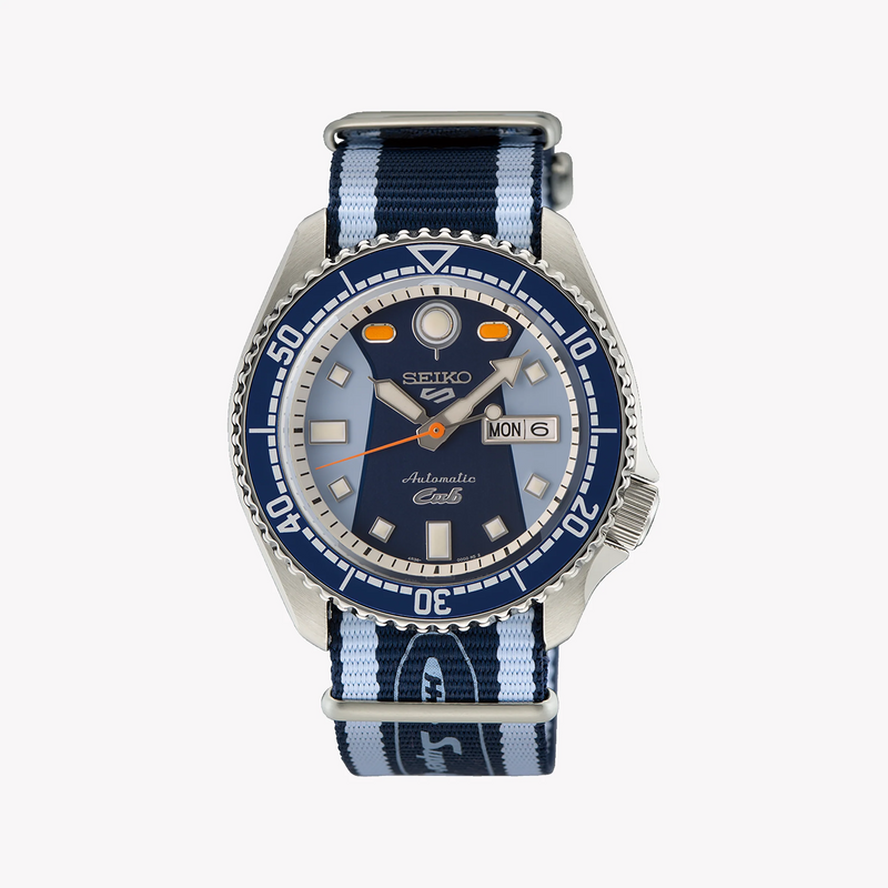 Seiko Men's Multicolor Nylon Watch, Silver Case | Srpk37k1 by i-watch
