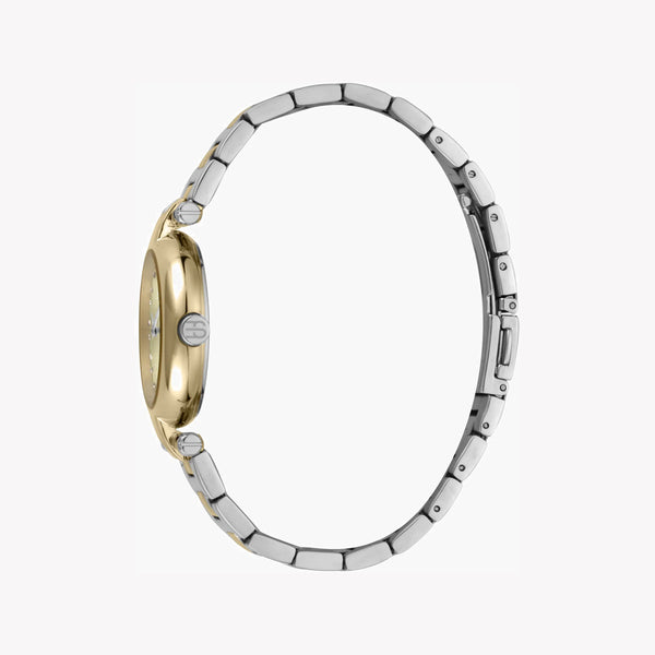 Esprit Women's Silver & Gold Stainless Steel Watch, Champagne Dial | Es1l120m0035 by i-watch