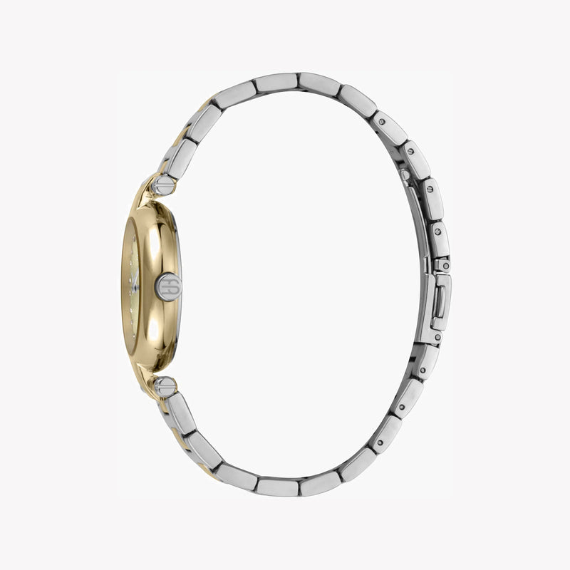 Esprit Women's Silver & Gold Stainless Steel Watch, Champagne Dial | Es1l120m0035 by i-watch