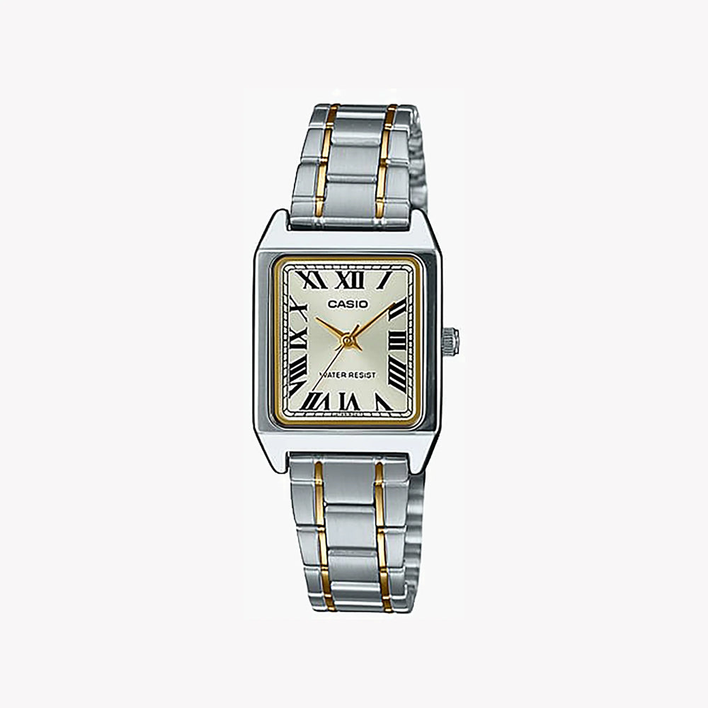 Casio Women's Silver Alloy Watch, White Dial | Ltp-V007sg-9budf by i-watch