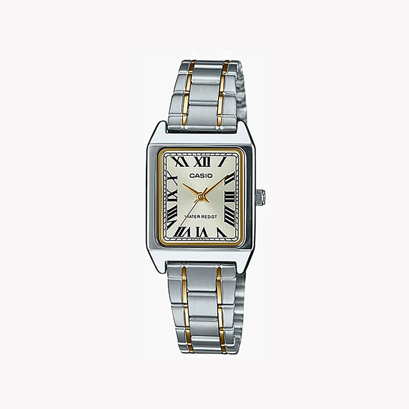 Casio Women's Silver Alloy Watch, White Dial | Ltp-V007sg-9budf by i-watch