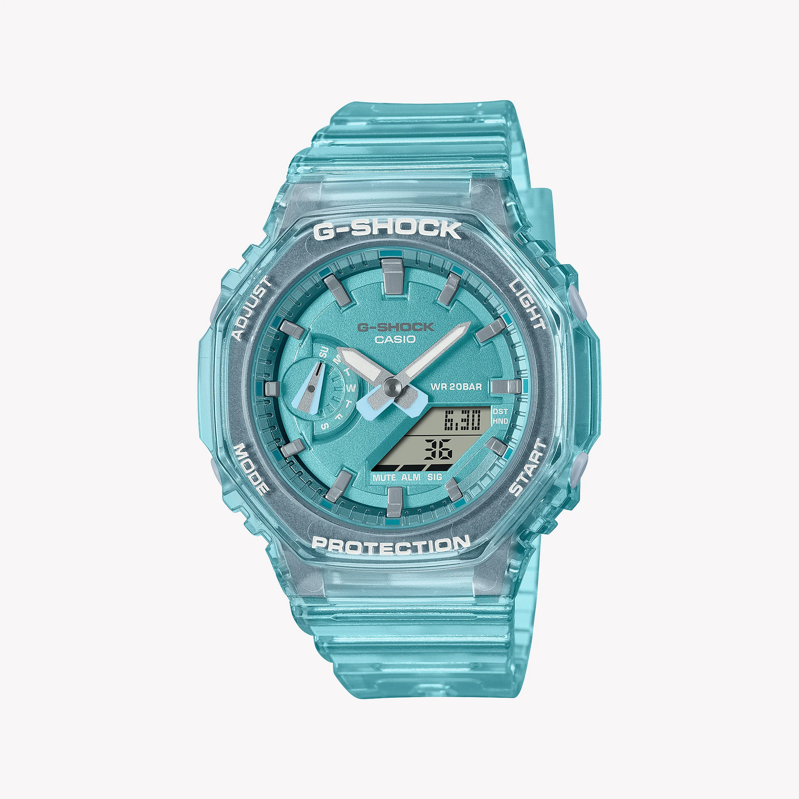 G-Shock Women's Blue Resin Watch, Sporty Design | Gma-S2100sk-2adr by i-watch