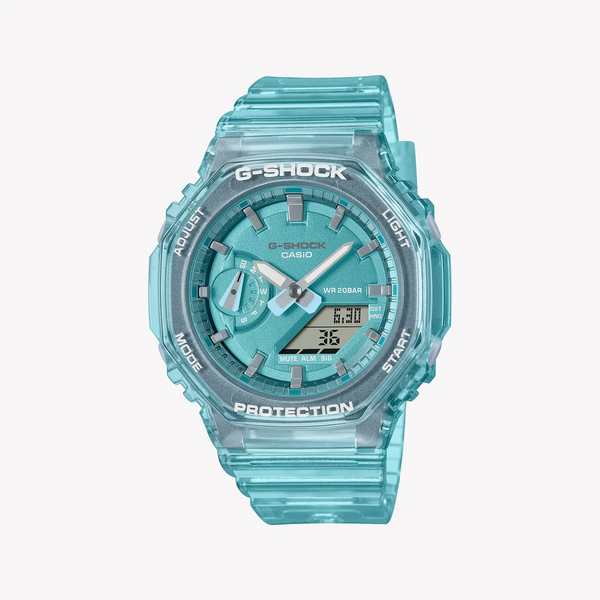 G-Shock Women's Blue Resin Watch, Sporty Design | Gma-S2100sk-2adr by i-watch