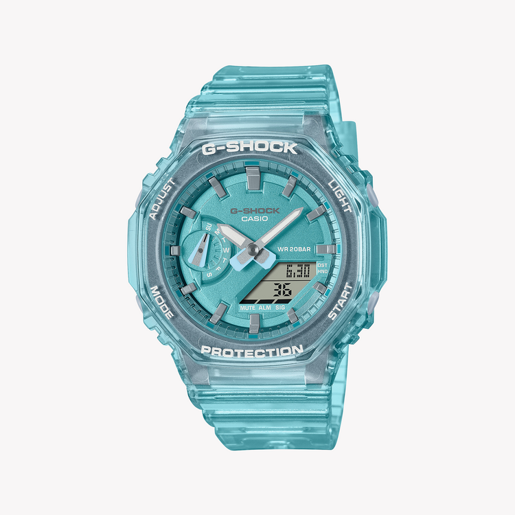 CASIO G-SHOCK GMA-S2100SK-2ADR OAK DYNAMO - VIBRANT BLUE RESIN Women's Watch for Style & Adventure