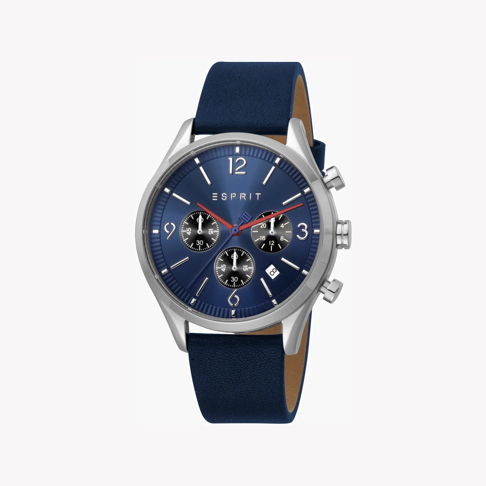 Esprit Men's Blue Leather Watch, Blue Dial | Es1g262m0085 by i-watch