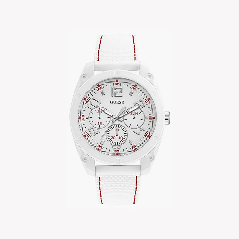 Guess Watches Women's White Silicone Watch, White Dial | W1256g2 by i-watch