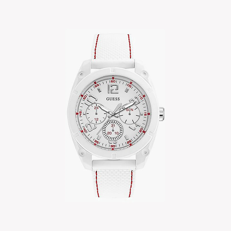 Guess Watches Women's White Silicone Watch, White Dial | W1256g2 by i-watch