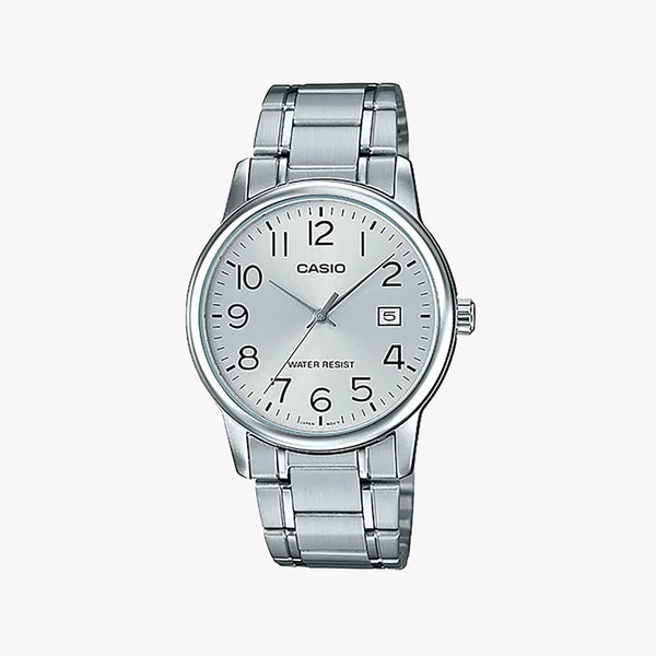 Casio Men's Stainless Steel Watch, Silver Dial | Mtp-V002d-7budf by i-watch