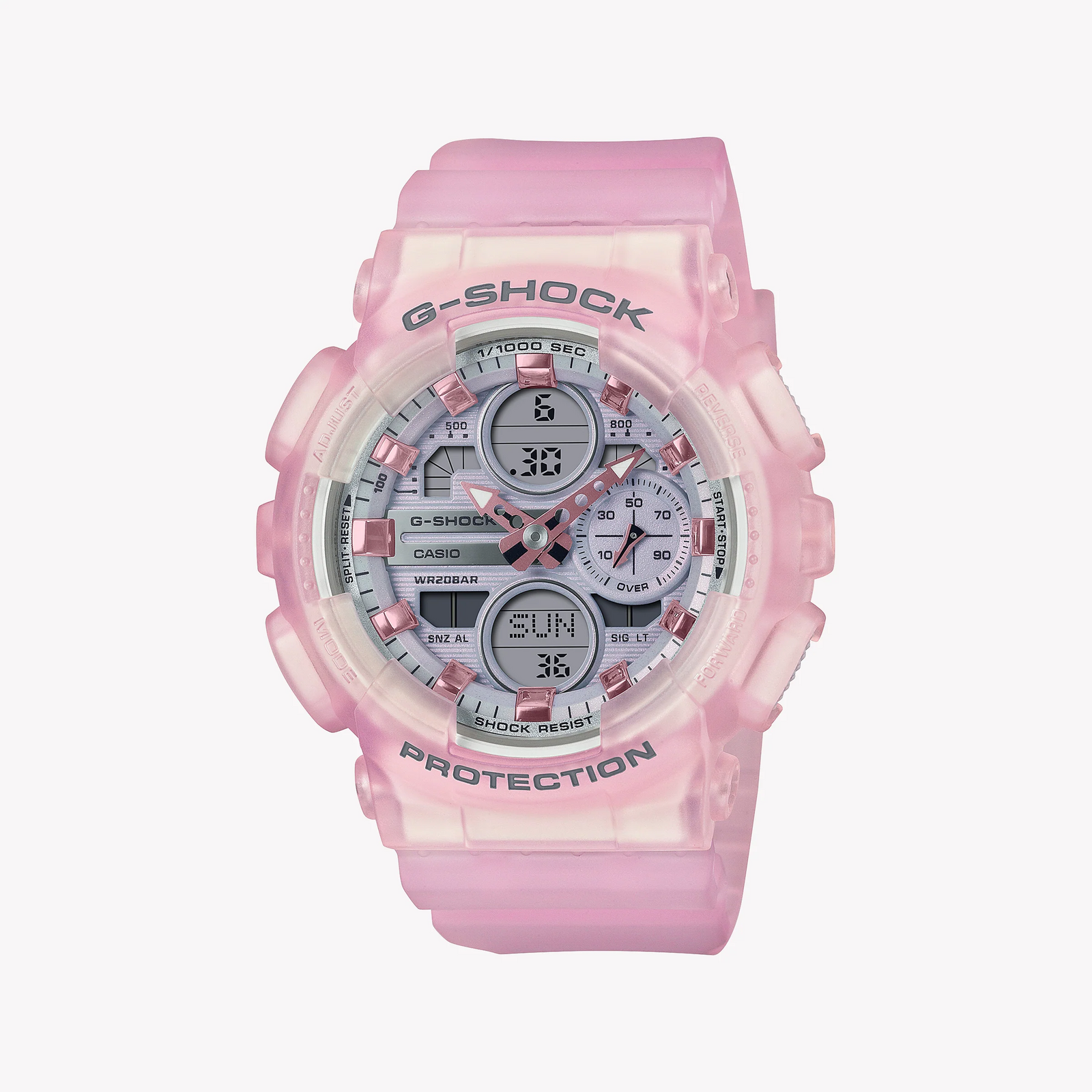 G-Shock Women's Pink Resin Watch, 200m Water Resistant | Gma-S140np-4adr by i-watch