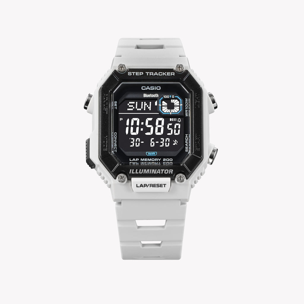CASIO WS-B1000-8BVDF ACTIVE-LIFESTYLE SMARTWATCH - STYLISH WHITE RESIN WITH BLUETOOTH CONNECTIVITY-i-Watch-2