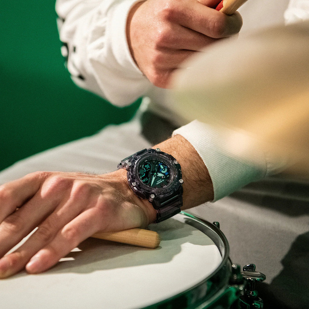 CASIO G-SHOCK GA-2200SKL-8ADR - BOLD BLACK RUGGED TIMEPIECE FOR MEN-i-Watch-4