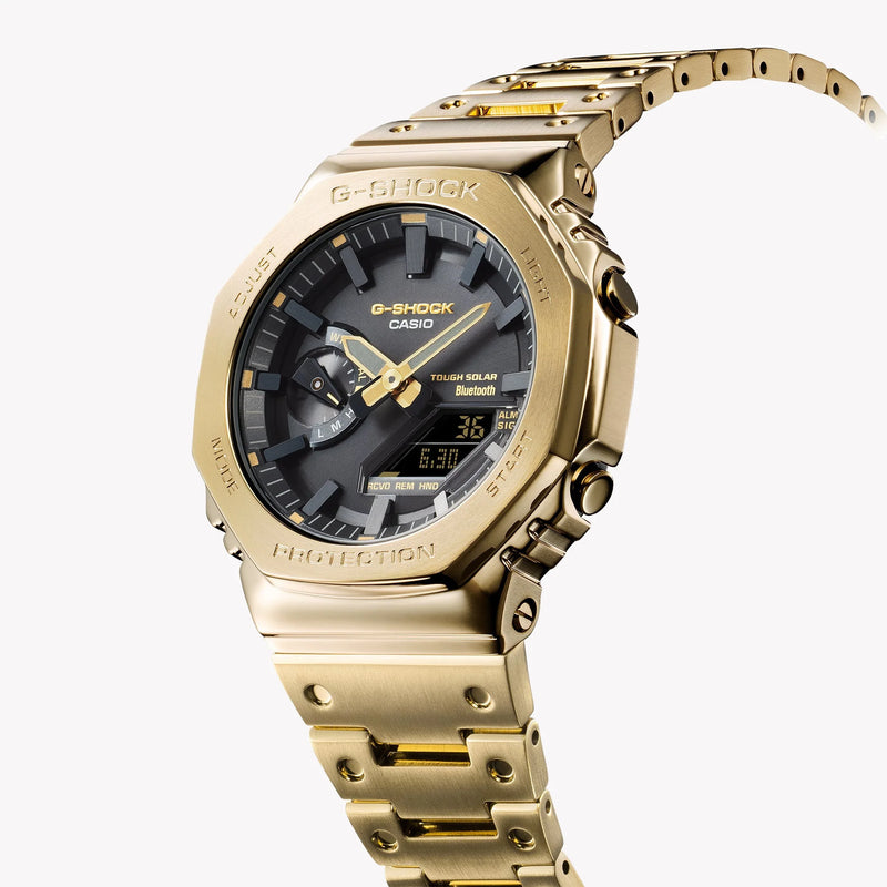 Casio G-Shock Gm-B2100gd-9adr Oak - Stylish Resilience Men's Watch In Gold & Black by i-watch