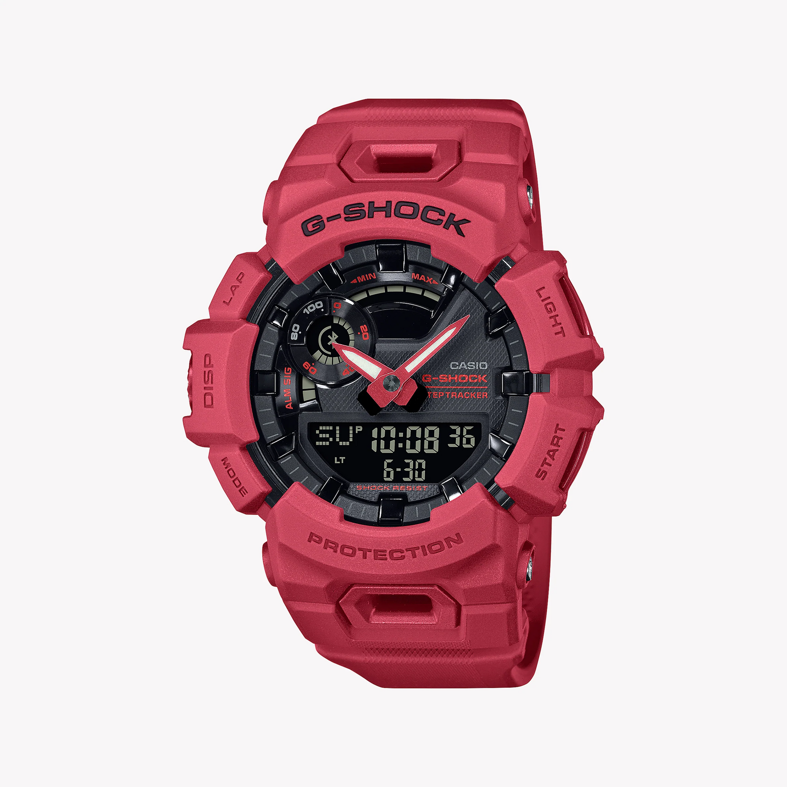G-Shock Men's Red Resin Watch, Shock & Water Resistant | Gba-900rd-4adr by i-watch