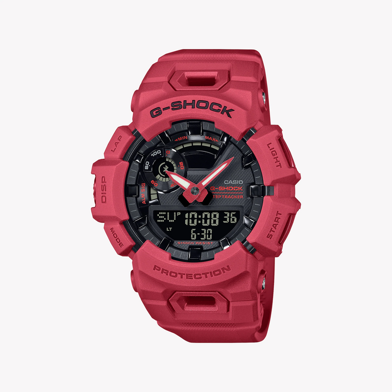 G-Shock Men's Red Resin Watch, Shock & Water Resistant | Gba-900rd-4adr by i-watch