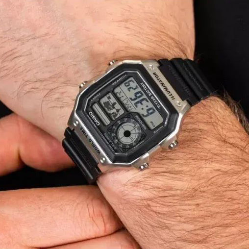 CASIO AE-1200WH-1CVEF - TIMELESS ELEGANCE FOR MODERN GENTLEMEN - STYLISH & DURABLE DIGITAL WATCH-i-Watch-5