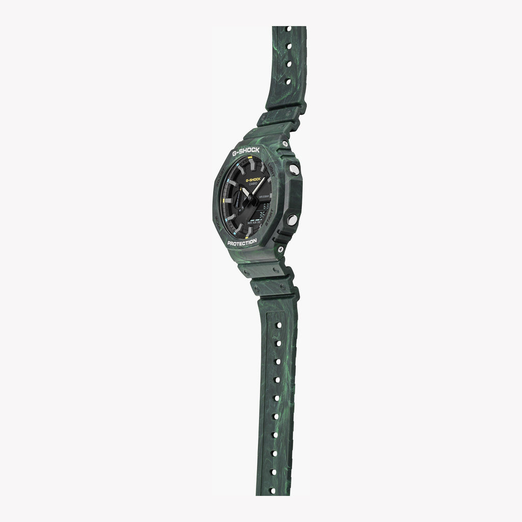 CASIO G-SHOCK GA-2100FR-3ADR OAK ADVENTURE - MEN'S BOLD GREEN RESIN WATCH-i-Watch-4