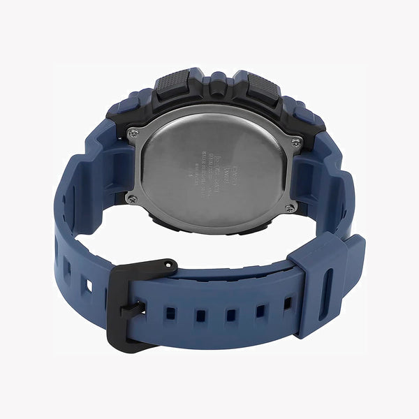 Casio Men's Blue Resin Watch, 100m Water Resistant | Ws-1500h-2avdf by i-watch