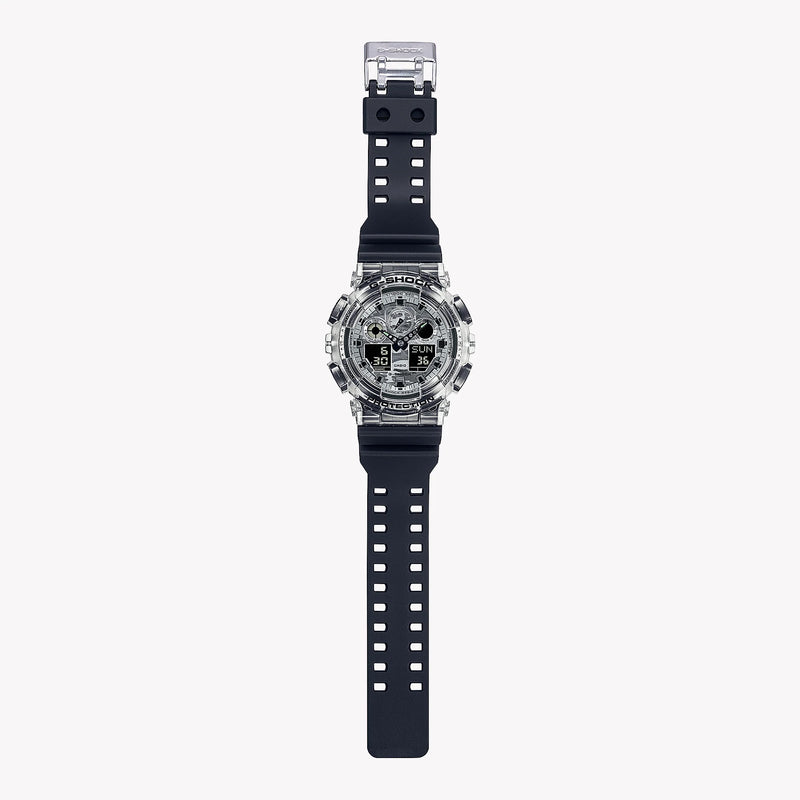 G-Shock Men's Black Resin Watch, Digital Dial | Ga-100skc-1adr by i-watch