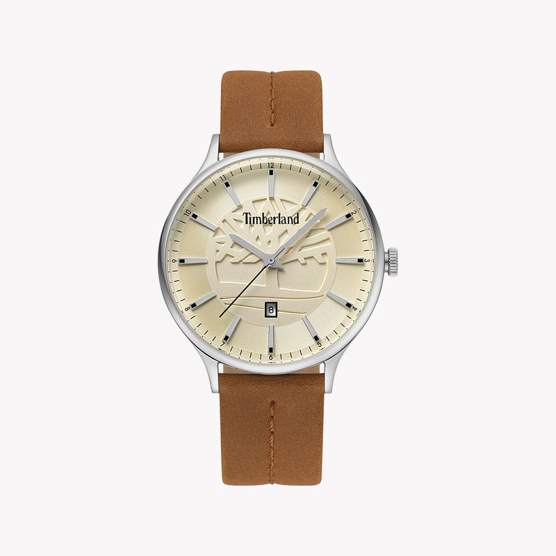 Timberland Men's Stainless Steel Watch, Brown Leather | Tbl15488js07 by i-watch