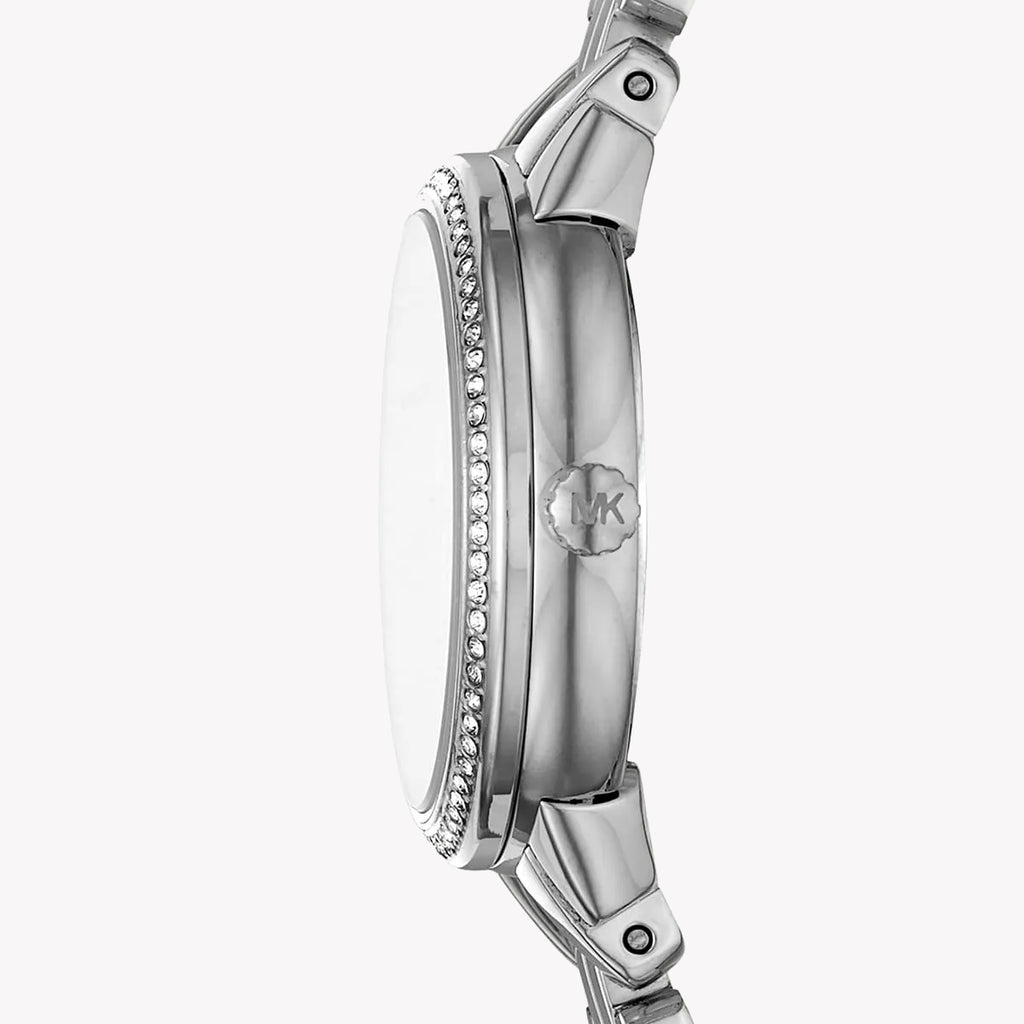 MICHAEL KORS MK4411: ELEGANTLY TIMELESS WOMEN'S STAINLESS STEEL WATCH WITH SILVER ACCENTS-i-Watch-2