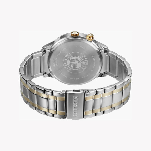 Citizen Eco-Drive Ap1054-80a - Modern Mastery Men's Timepiece With Silver Stainless Steel & Eco-Friendly Power by i-watch