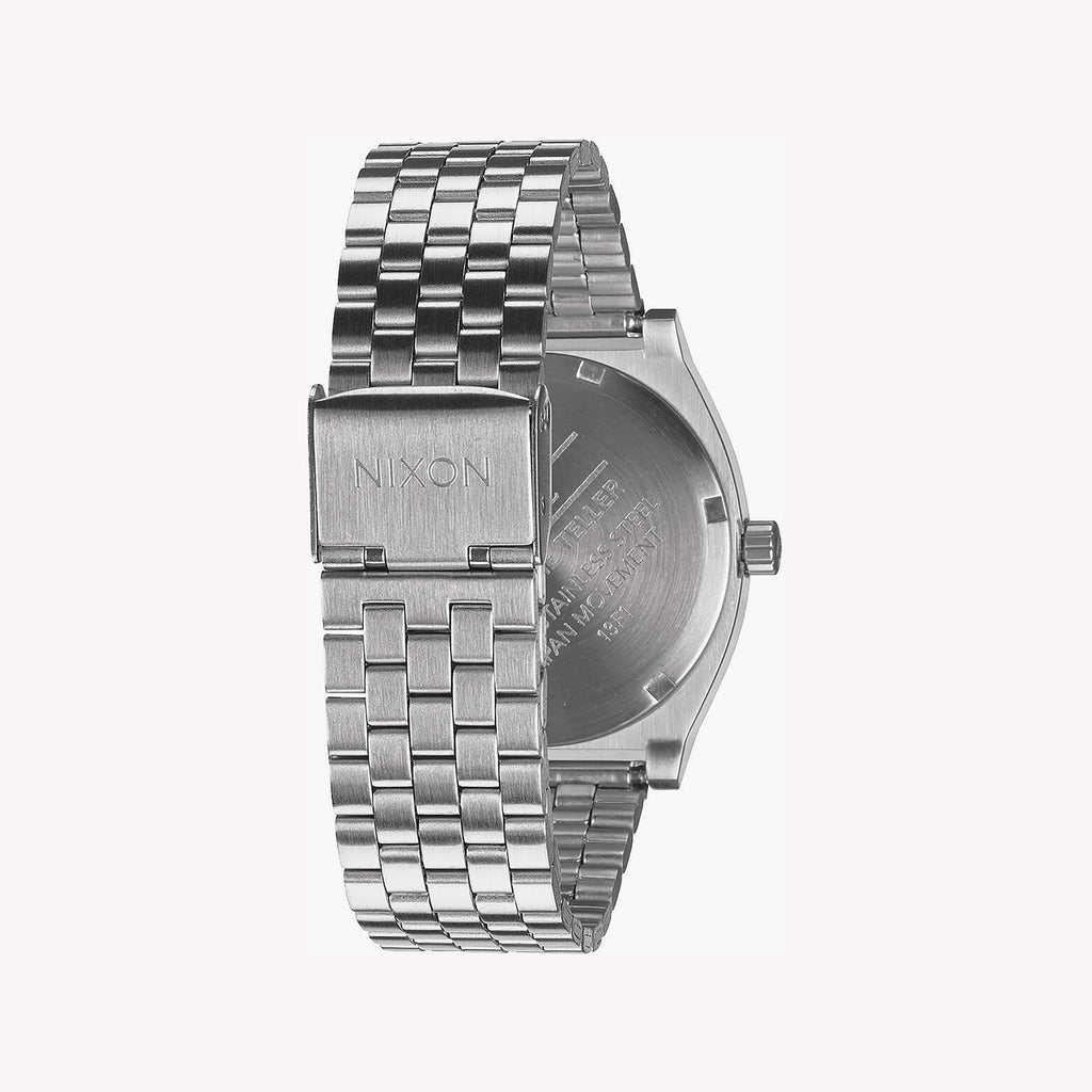 NIXON A045-000 CLASSIC EDGE - SILVER STAINLESS STEEL MEN'S WATCH WITH BLACK DIAL & WATER RESISTANCE-i-Watch-3
