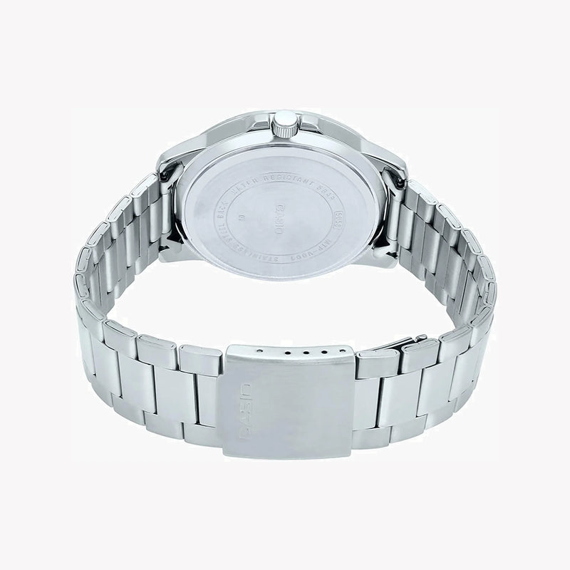 Casio Men's Silver Watch, Blue Dial | Mtp-Vd01d-2bv by i-watch