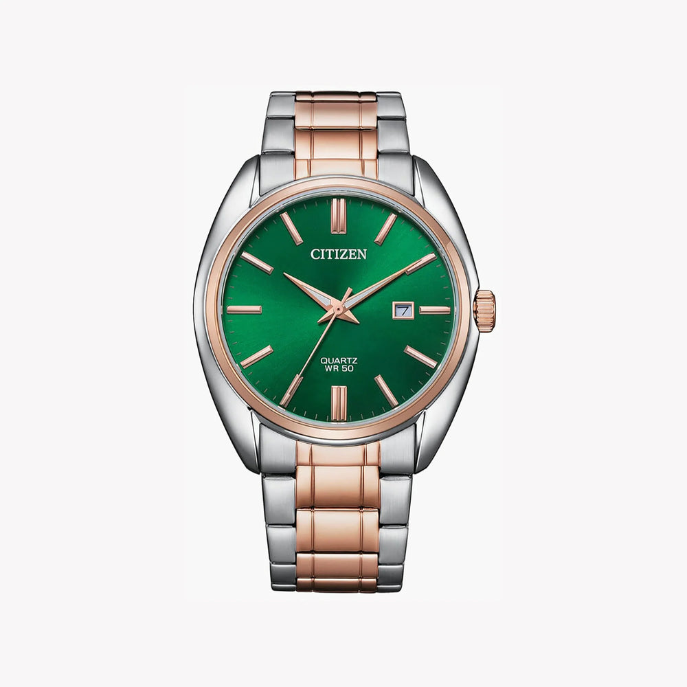 Citizen Bi5104-57z - Modern Elegance - Mens Watch With Green Dial & Stainless Steel Band by i-watch