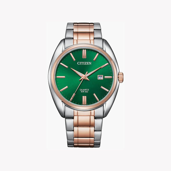 Citizen Bi5104-57z - Modern Elegance - Mens Watch With Green Dial & Stainless Steel Band by i-watch