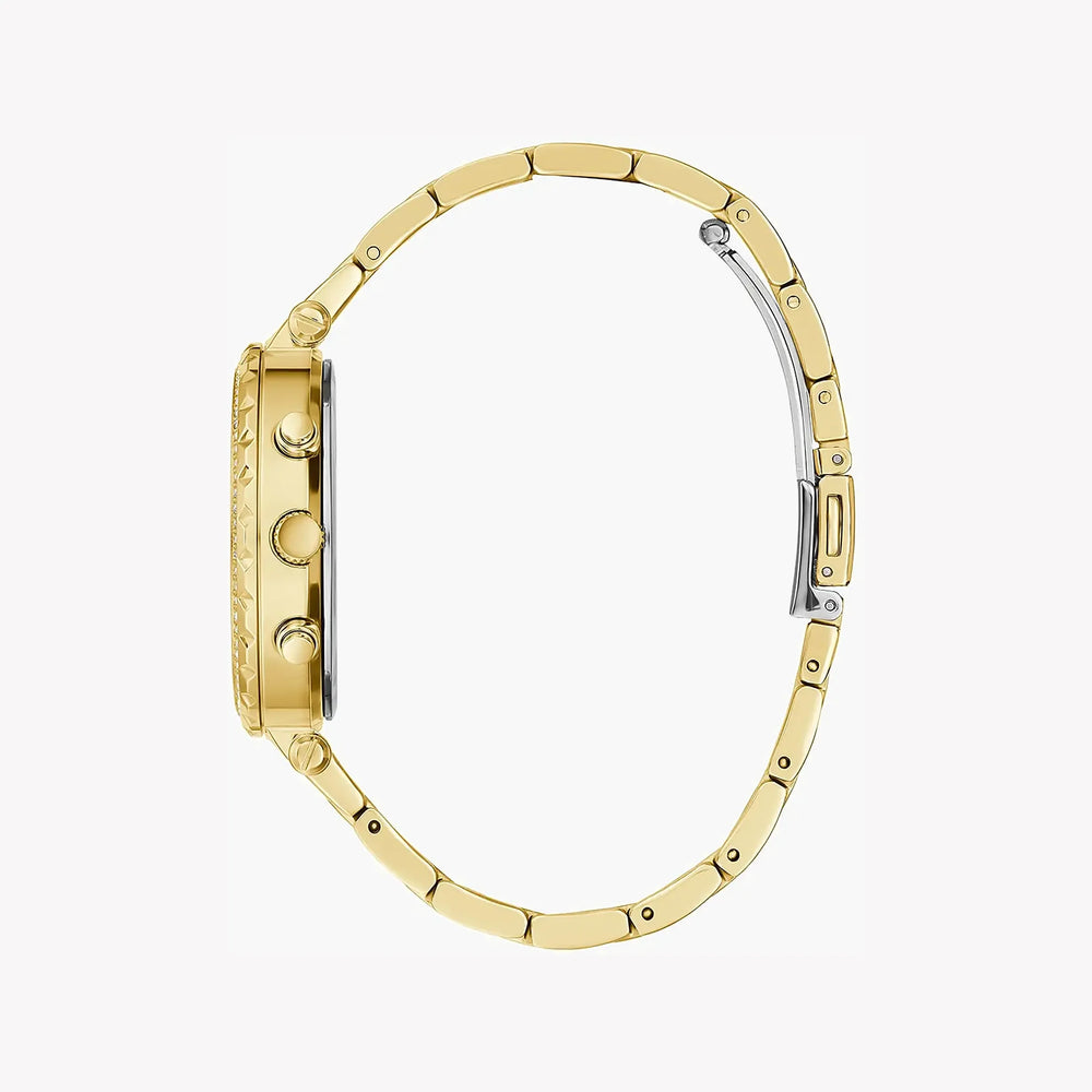Guess Women's Gold Stainless Steel Watch, Clear Dial | Gw0403l2 by i-watch