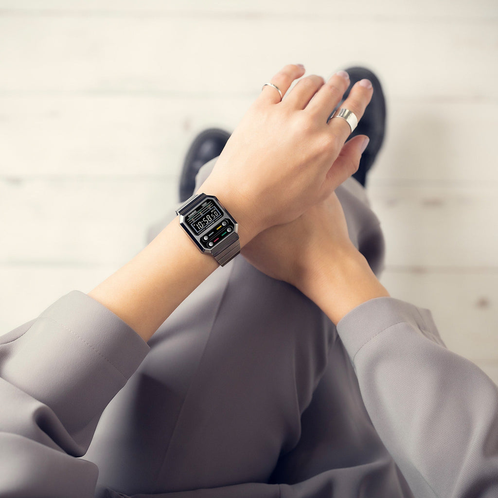 CASIO A100WEGG-1ADF - ADVENTURE-READY SPORTY DIGITAL WATCH WITH STYLISH GRAY DESIGN-i-Watch-5