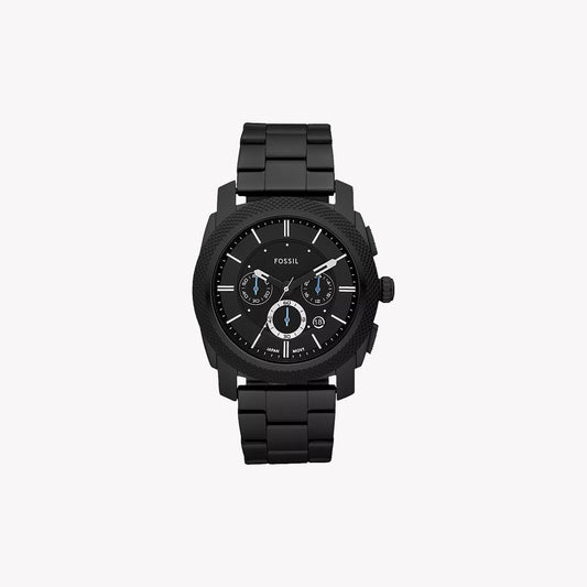 Montre chronographe machine en acier inoxydable noir FS4552