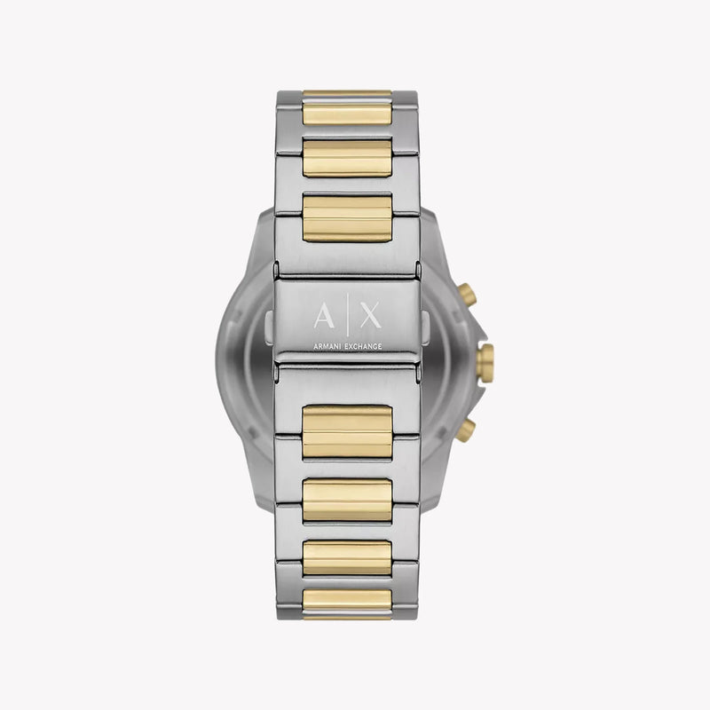 Armani Exchange Men's Silver Watch, Black Dial | Ax7148set by i-watch
