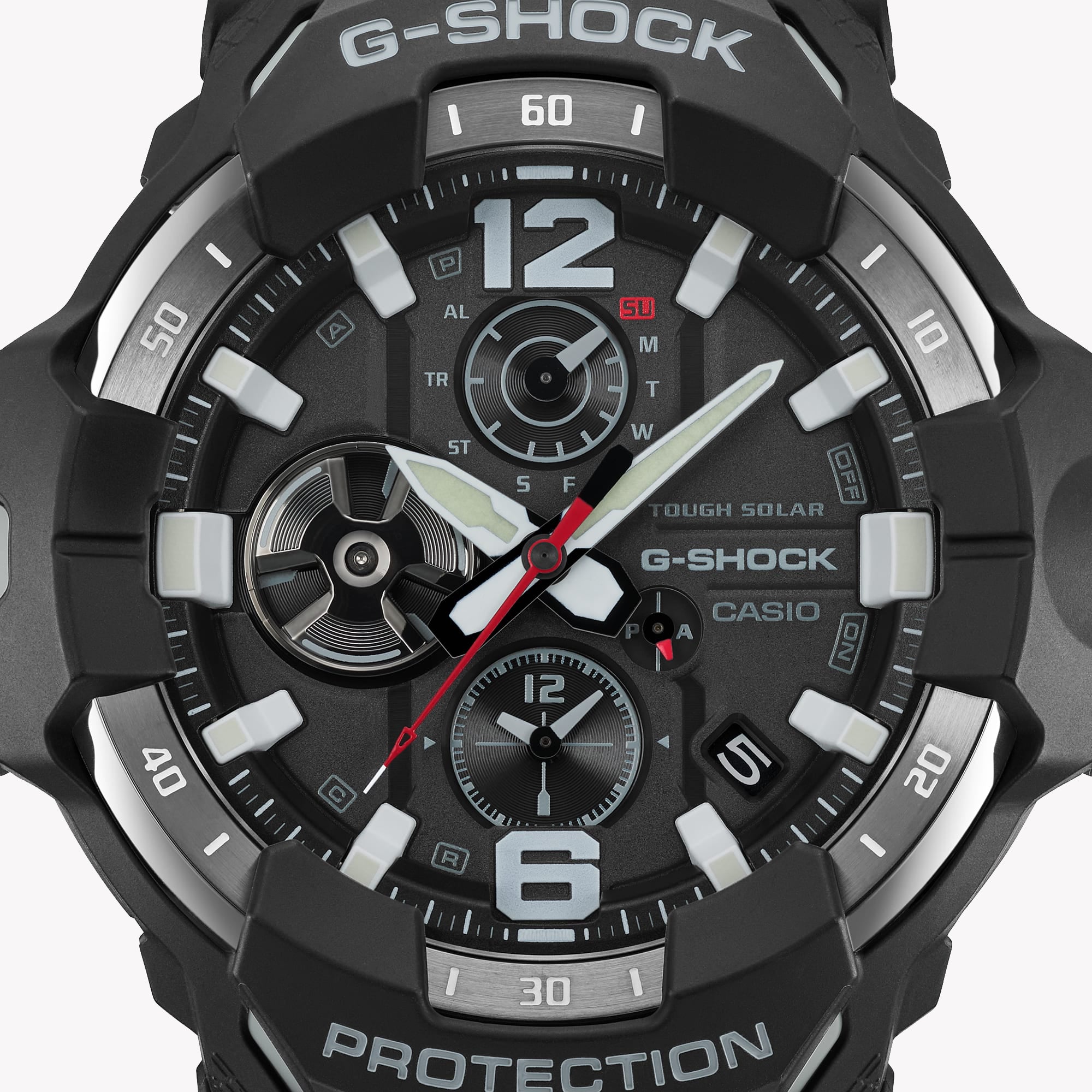 Casio Men's Black Resin Watch, Analog Dial | GR-B300-1AER
