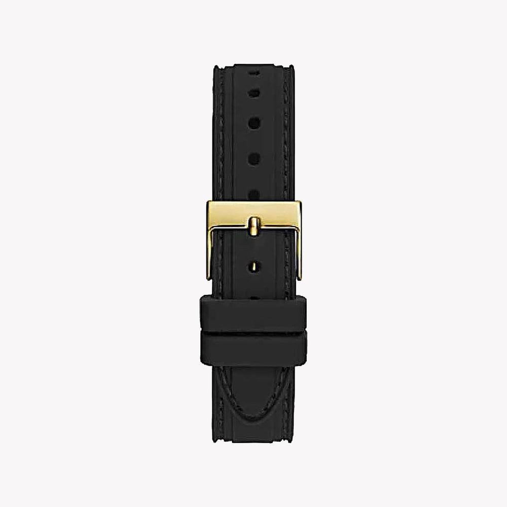 Guess Watches Men's Gold Silicone, Black Dial | Gw0466l1 by i-watch