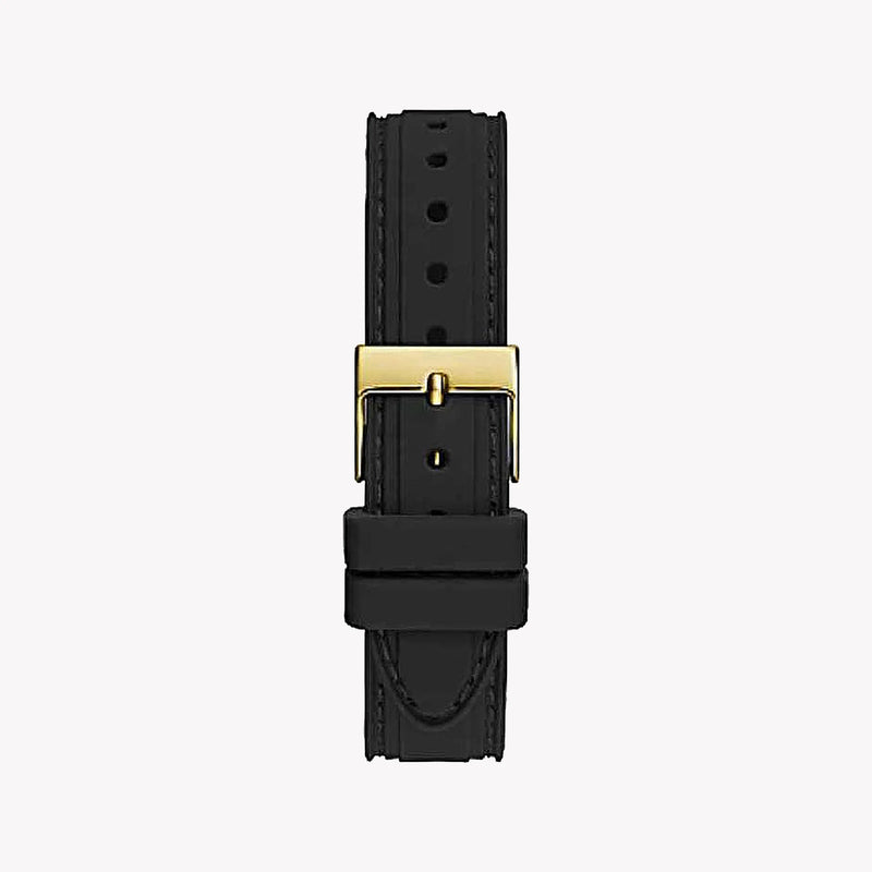 Guess Watches Men's Gold Silicone, Black Dial | Gw0466l1 by i-watch