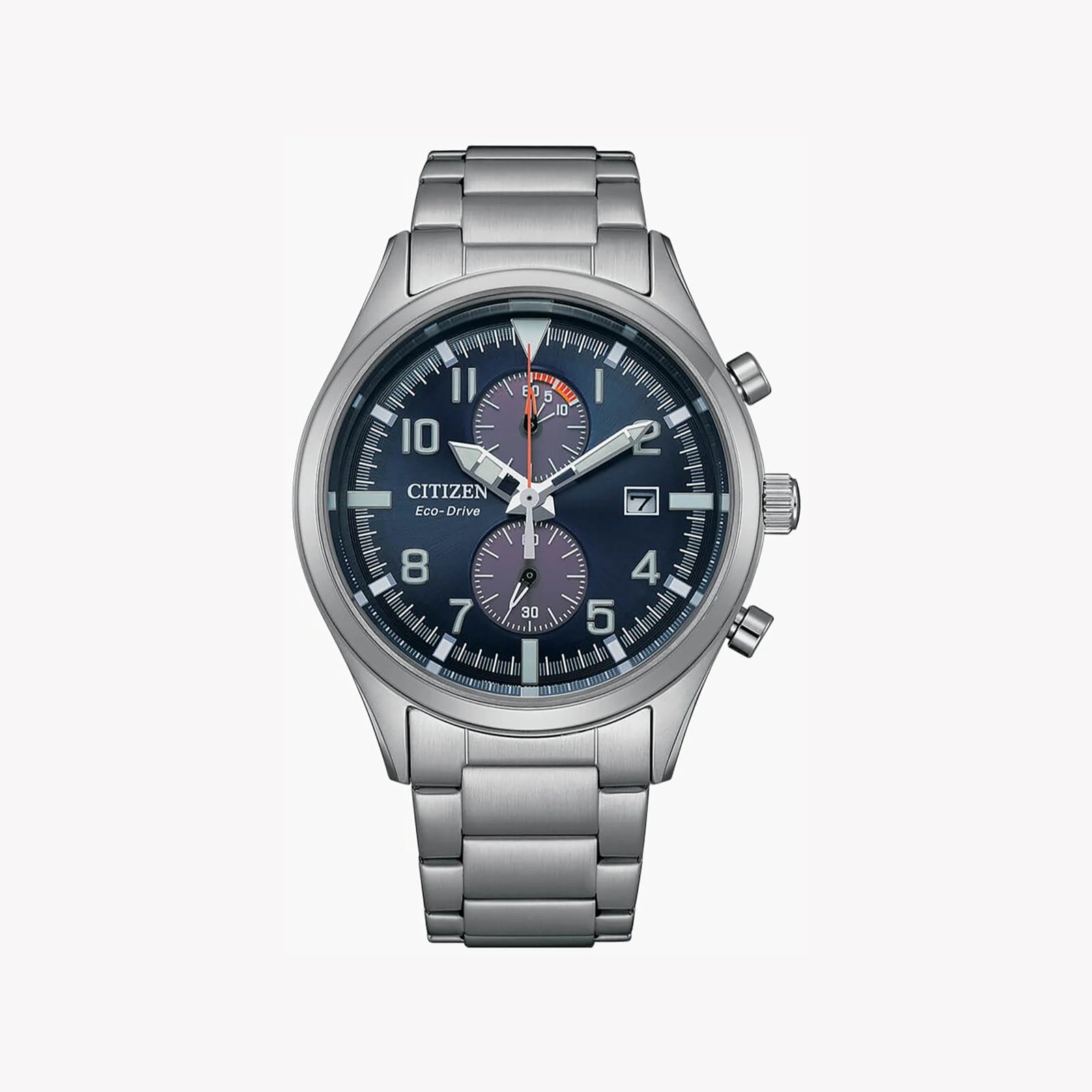 Citizen Men's Silver Stainless Steel Watch, Blue Dial | Ca7028-81l by i-watch